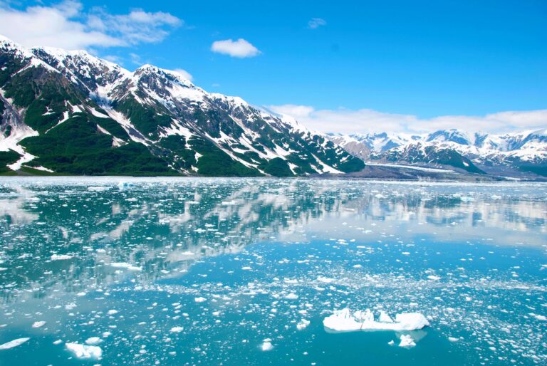 Sea ice in Alaska