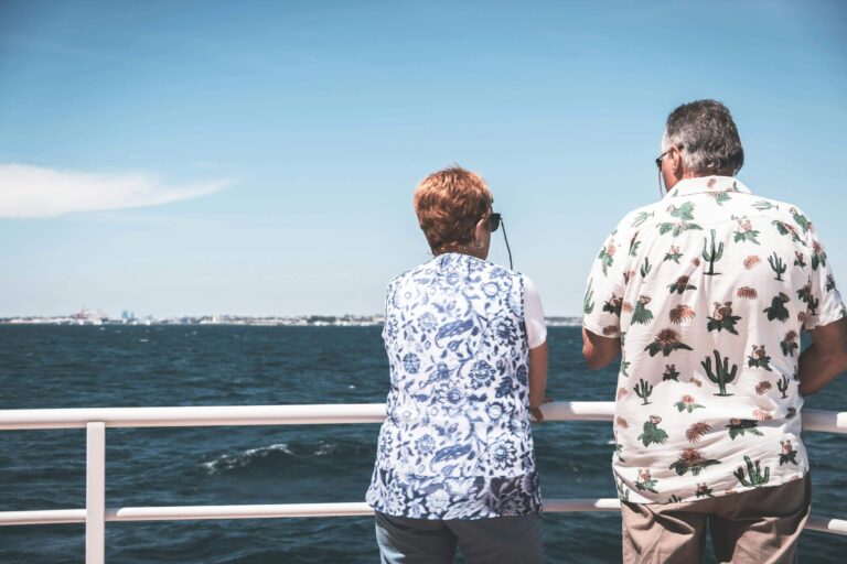 seniors on a cruise ship